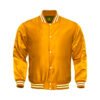 Gold Satin Bomber Jacket