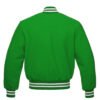 Forest Green Wool Varsity Jacket