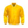 Yellow Satin bomber jacket
