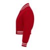 All-wool-croptop-red1 All Wool Women Croptop Baseball Varsity Jacket Red