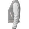 Croptop-White-grey1 Women Croptop Letterman Varsity Jacket Grey & White
