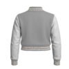Croptop-White-grey2 Women Croptop Letterman Varsity Jacket Grey & White