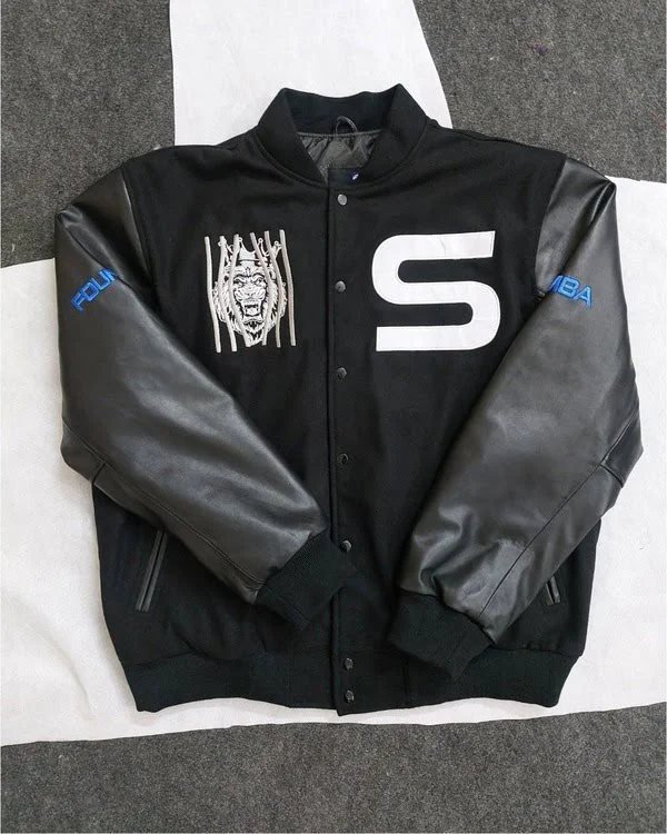 Premium Quality Wool and Leather Sleeve Custom Varsity Jacket By KU Clothing